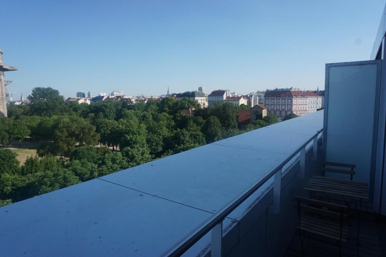 Augartenblick Penthaus 17 - Blick Zum Riesenrad Viena Exterior foto